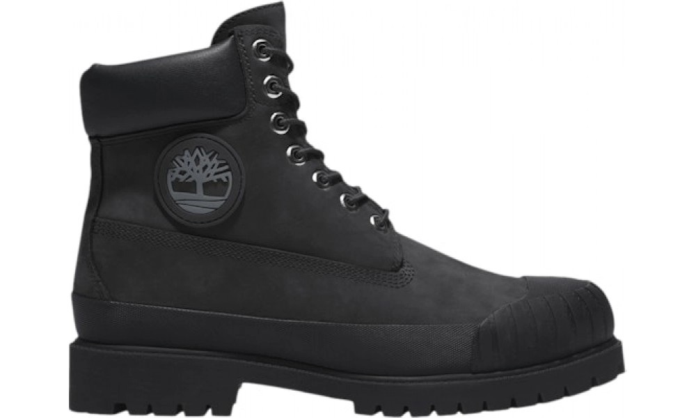 Timberland 6 Inch Rubber Toe Black